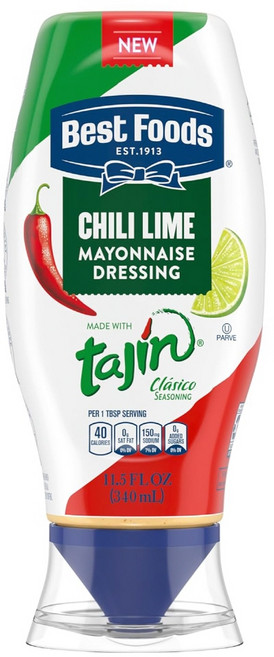 베스트푸즈 칠리 라임 마요네즈 드레싱, 8개, 340ml