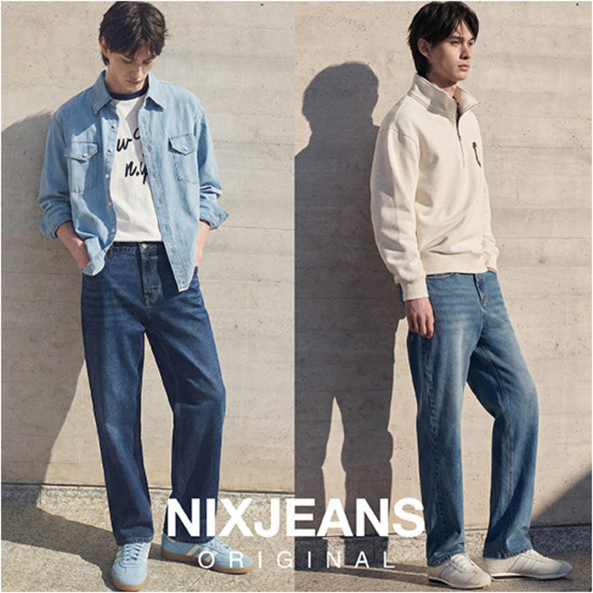 [닉스] () 26SS 남성 NEW 스트레이트 데님팬츠 2종