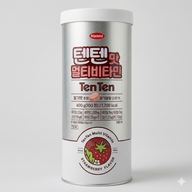 텐텐맛 멀티비타민 400g, 2개, 100정