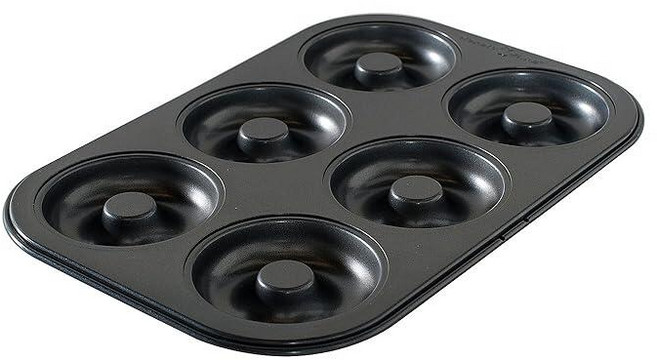 Nordic Ware 6 캐비티 도넛 팬 금속, Nordic Ware 6 캐비티 도넛 팬, 금속