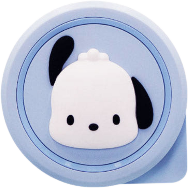 산리오 캐릭터 무선 칫솔살균기 UV 살균 건조기 유치원 학교, 원형 포차코