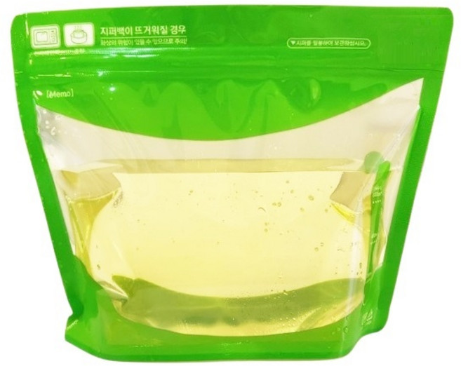 생활을그리다 와이드 스탠딩 육수 저장팩 20 x 16.5 cm 600ml, 중(M), 10개, 1개입