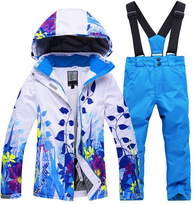 어린이 스키복 보드복 세트 소년 소녀 방풍 방수 따뜻한 두꺼운 스노우보드복