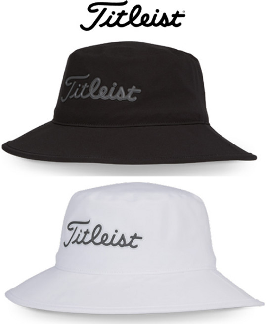2026 타이틀리스트 플레이어스 스테이드라이 버킷 방수 골프모자 TH23PSBN2 (정품), 블랙/차콜