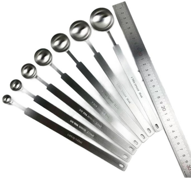 미니 다용도 정밀 무게 측정 소수점 가정용 미량스푼, 1개, 기본 색상