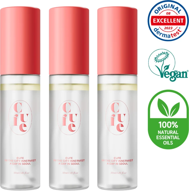 큐페 인 더 시티 여성 청결제 이너미스트, 3개, 30g - 쿠팡