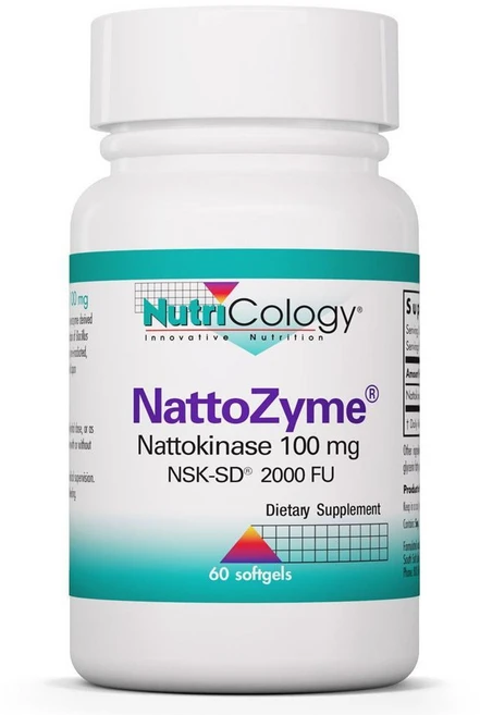 뉴트리콜로지 나토자임 100mg 60정 나토키나아제 NSK-SD 뉴트리콜땡땡 약들약 고약사, 1개 - 쿠팡