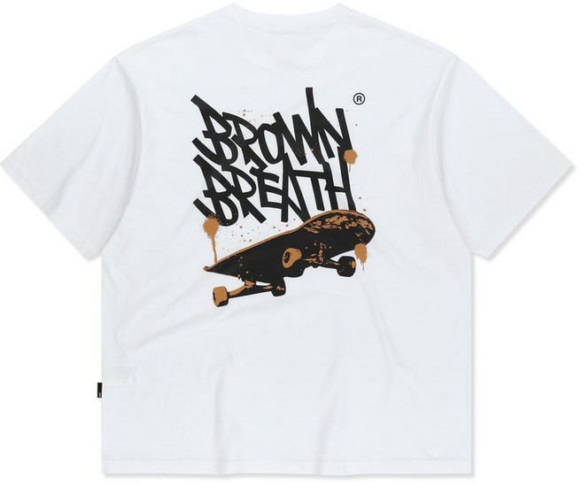 브라운브레스 BOARD TAG TEE - 화이트