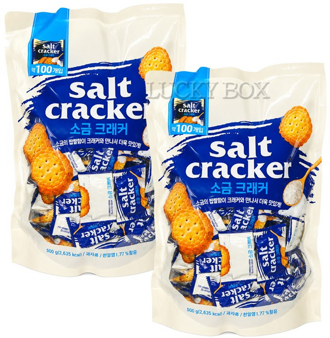소금 크래커, 500g, 2개