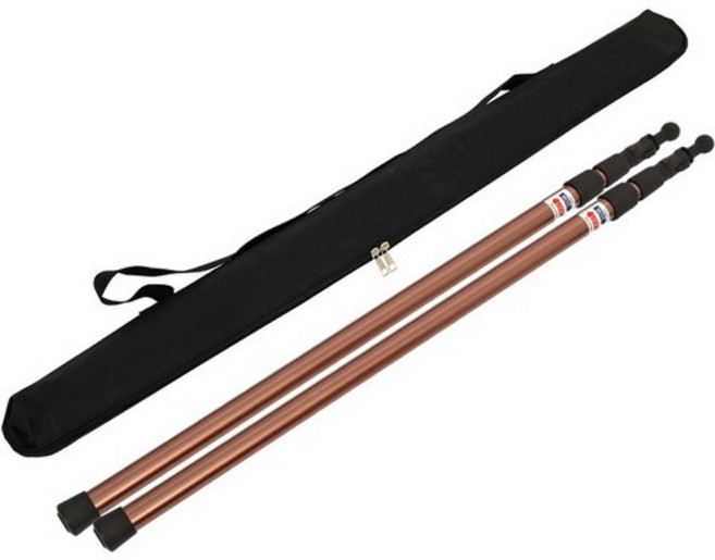 캠프빌리지 슬라이드 폴대 캡형 티탄 2p + 가방 세트, 1개