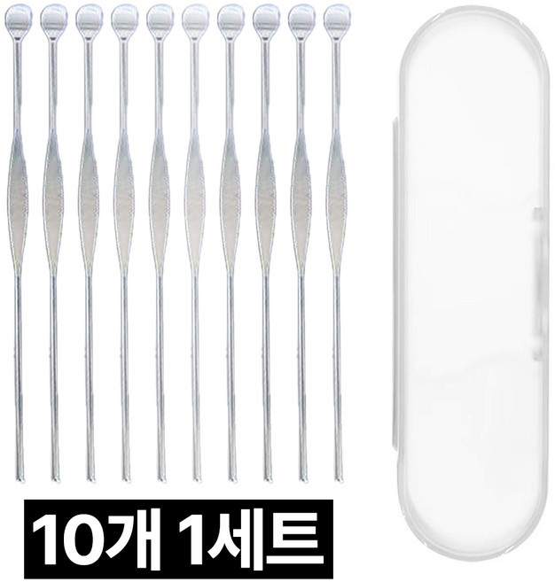 제롯 대용량 귀파개 귀후비개 10종 세트, 1세트, 10개