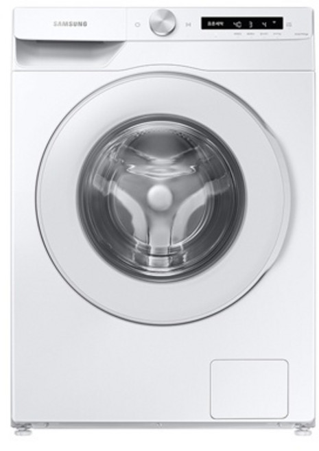 (삼성전자) 그랑데 AI 드럼세탁기 WW12T504DTW (삼성 직거래 공식 인증점)(전국 배송/설치), 화이트