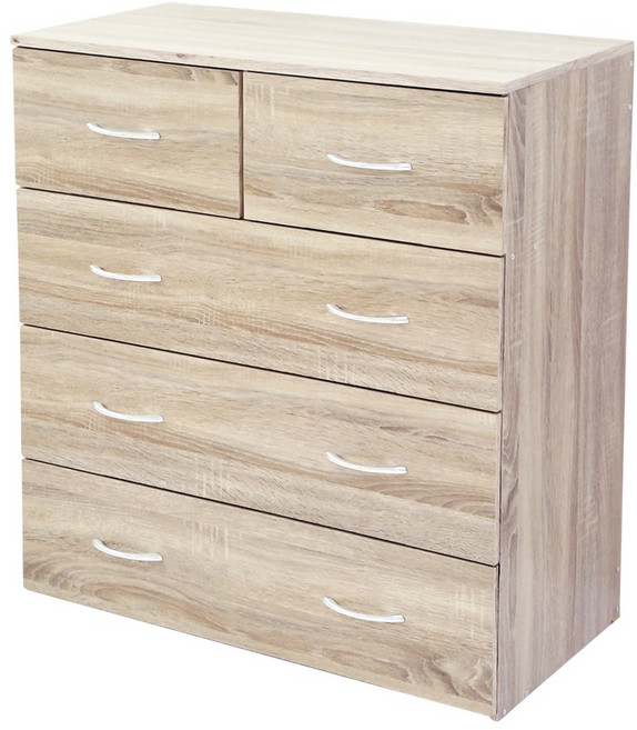 Akira MIT日系五斗櫃 DR007 DIY 收納櫃 衣櫃 櫥櫃 置物櫃 櫃子 抽屜櫃, 漂流木紋, 5