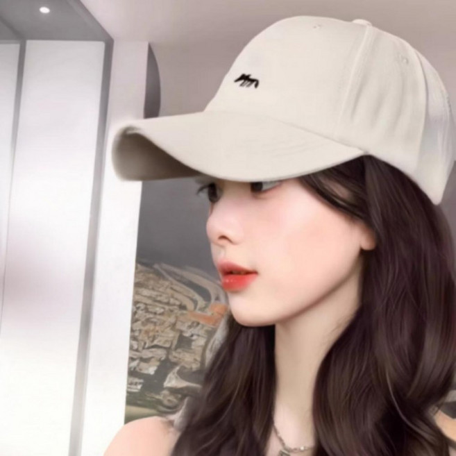 통가발 물결 캡모자형 웨이브 가발 태스턴 부분 단발머리, 1개, 차콜_물결