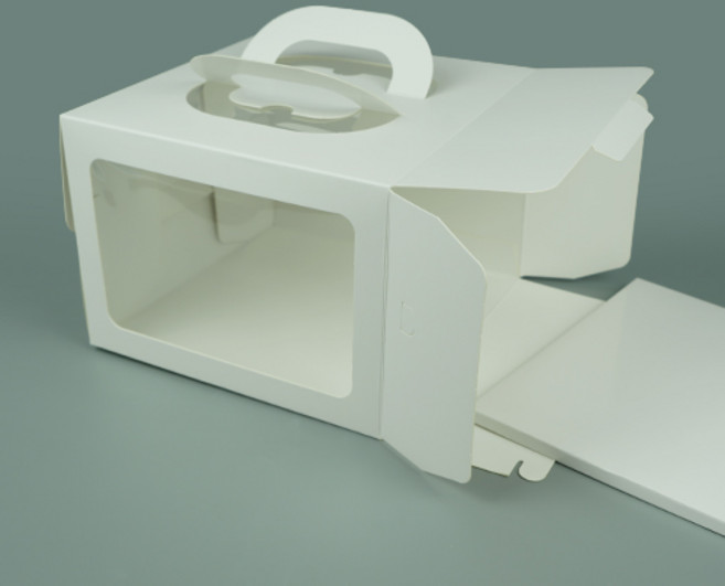 프리미엄 케익창박스(1호)화이트, 10개, 하판사각화이트1호