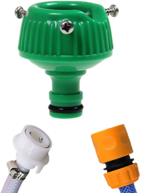 수도꼭지 물호스 연결 커넥터, 1개