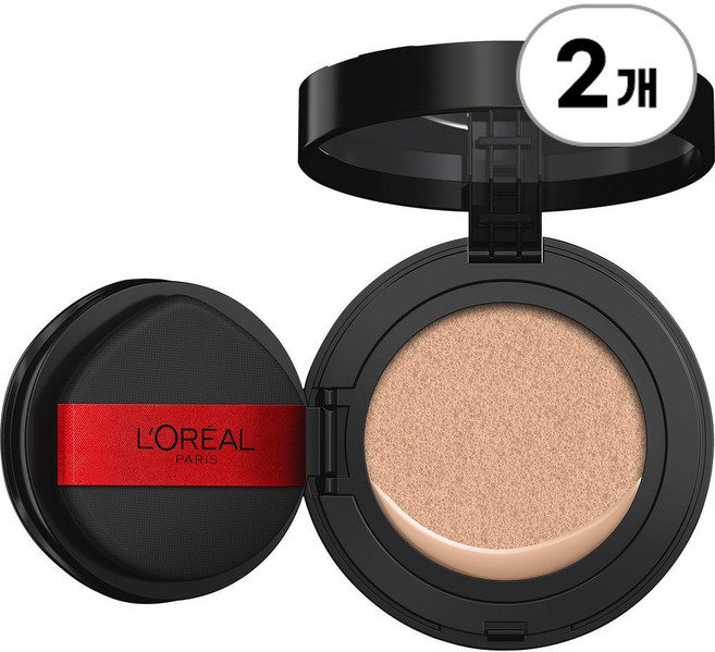 로레알 파리 파운데이션 인팔리블 24H 프레쉬 웨어 쿠션 140 뉴트럴 LOREAL PARIS Foundation Infaillible 24H Fresh Wear Cushion 1, 140 Neutral, 2개