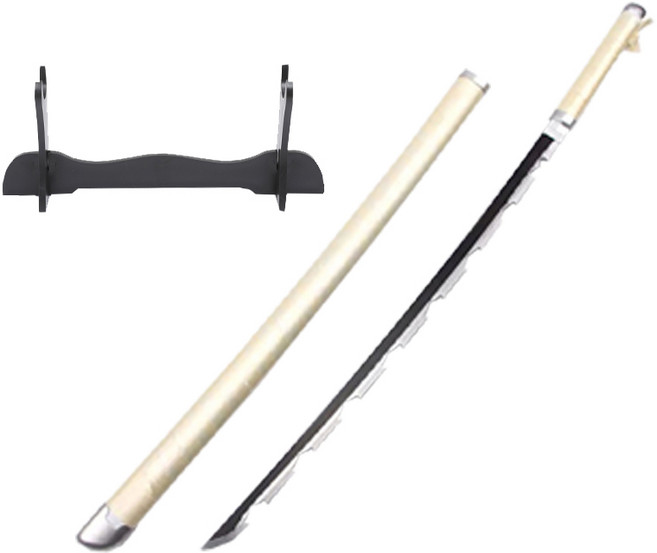 코스프레 검 일륜도 칼 목검 42종 75cm 104cm 거치대 포함, 08_하시 이노 L-104cm KAL-L08