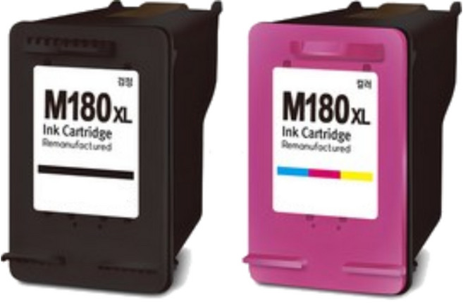 삼성잉크 M180 XL J1660 J1770FW 1663 1665 프리미엄 4배 대용량, 1개, INK-C180 컬러 슈퍼대용량