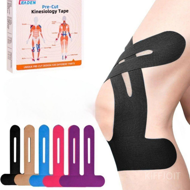 제니오숲 달리기마라톤 테이프, 220x250mm, 4개 세트 (컬러랜덤 중복없음) 2+2