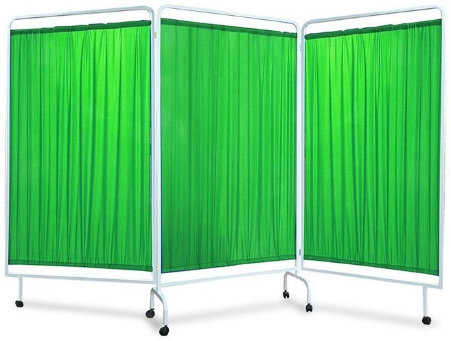 동양OA 병원칸막이 스크린 다용도 초경량 알루미늄 파티션 가림막, 고정형_그린