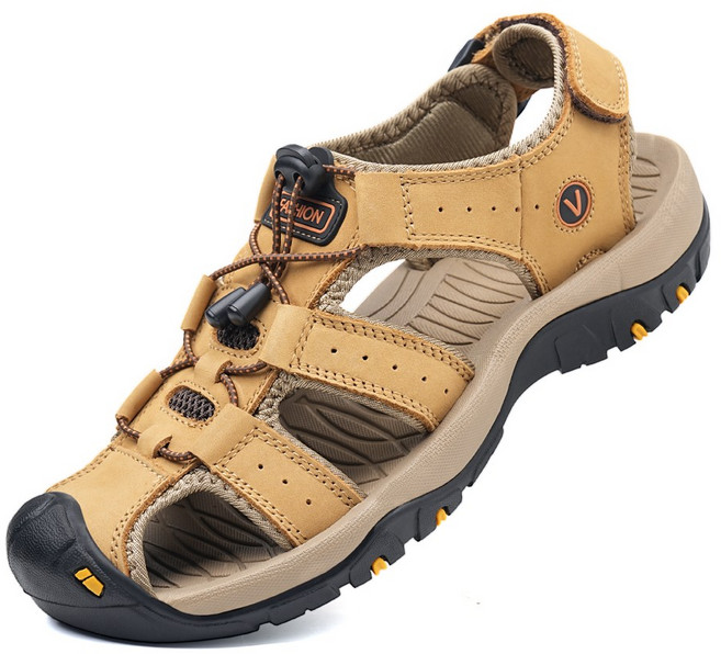 보이앤맨 소가죽 남자 샌들 남성 편한 등산 샌달 트래킹화 센들 (사이즈 250/255/260/265/270/275/280/285/290/295/300)