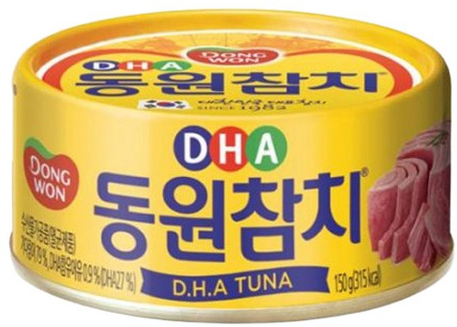 동원에프앤비 동원참치 dha 참치, 5개, 150g