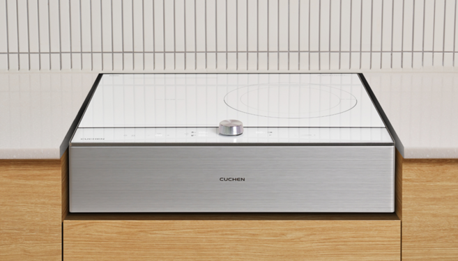 [2025년신제품/전국설치가능] 쿠첸 화이트 올파워 인덕션 3구 빌트인 560X480 보더리스 3400W, 프리스탠딩, 배송만요청(15cm)