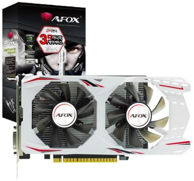 AFOX 지포스 GTX1050 Ti H7 D5 4GB
