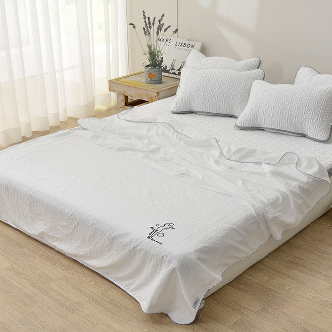달콤한하루 시원한 냉감이불 여름이불+패드+베개커버