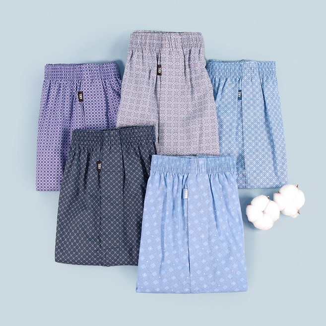 TRY 남자 데오 트렁크팬티 5종세트