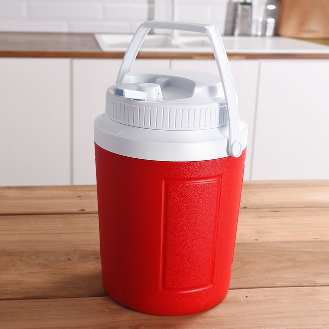 코스모스 보냉 물통 4L(3.8L)워터저그캠핑보냉물병 물통 냉장고 텀블러 아기 스포츠대용량야외활동경기장, 단품, 1개