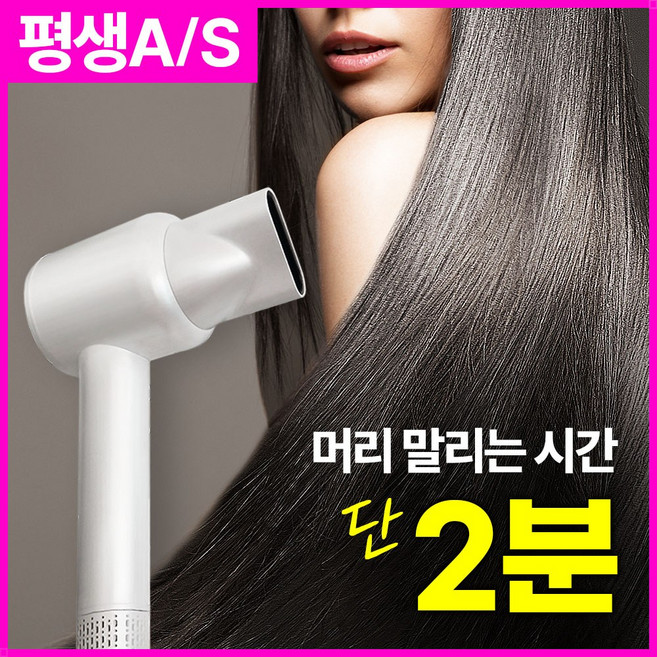 DAMiAir 프리미엄 BLDC 헤어드라이기 고출력 항공모터 음이온 가정용 전문가용, DHDN-2U0371