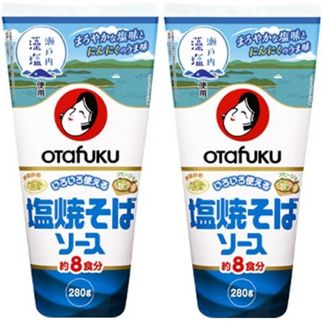오타후쿠 시오 야키소바 소스 300g x 2개 일본 야끼소바 소스, 1개