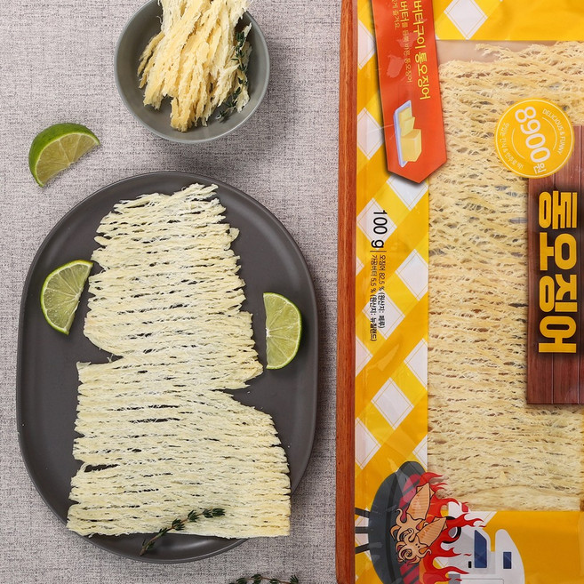 더주 한마리 땅콩버터오징어, 100g, 3개