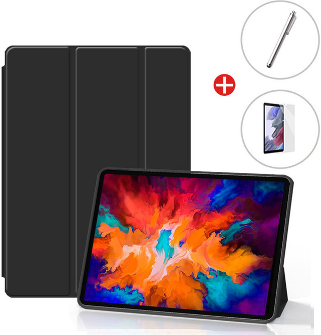 레노버 샤오신패드11 2025년 케이스 커버 (터치펜/필름), 블랙, 1개