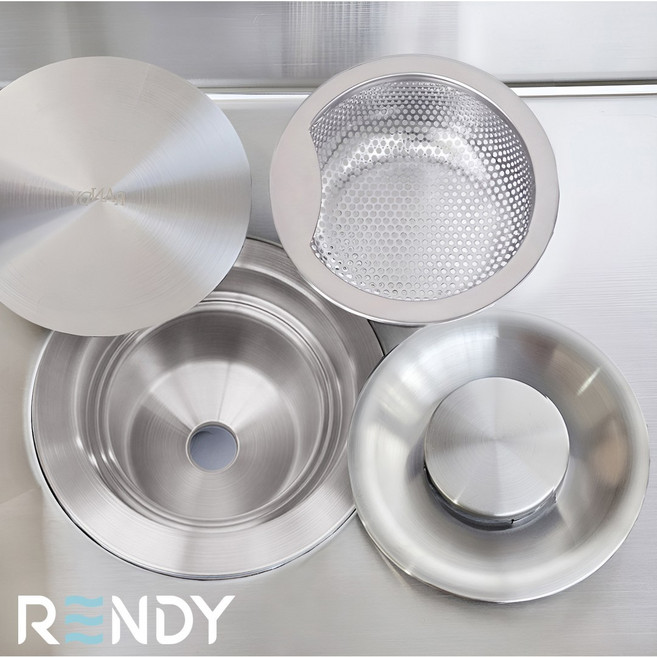 랜디 올스텐배수구 스텐 싱크대 배수구 배수관 배수통 주방 트랩 교체, 1세트