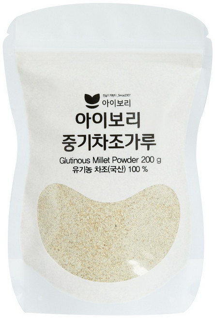 IBORI 유기농 차조가루 중기, 200g, 1개