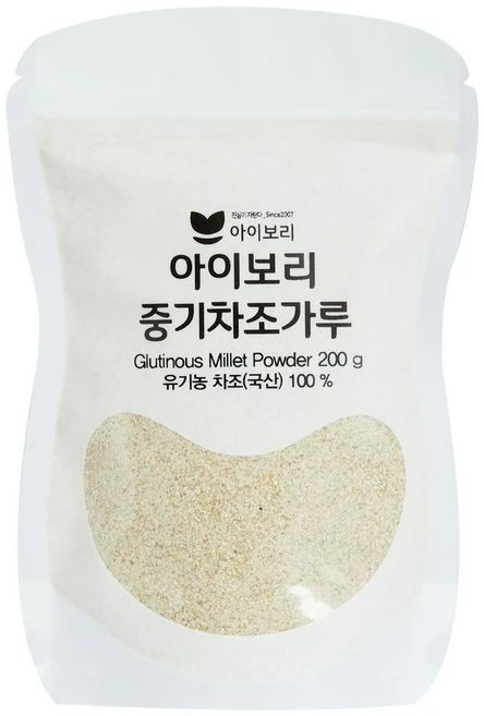IBORI 유기농 차조가루 중기, 200g, 1개 - 쿠팡