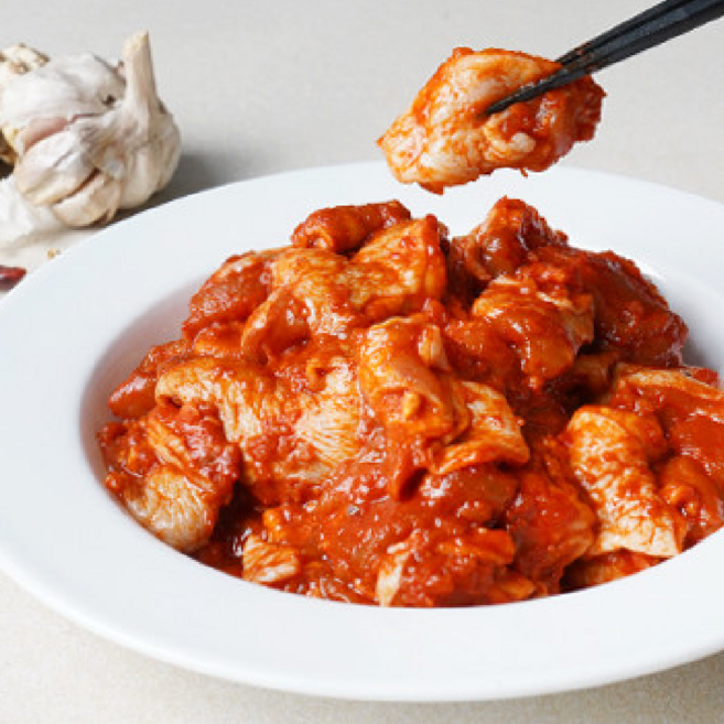 금보식품 국내산100% 다리살 춘천 양념닭갈비(순한맛) 1kg, 3개