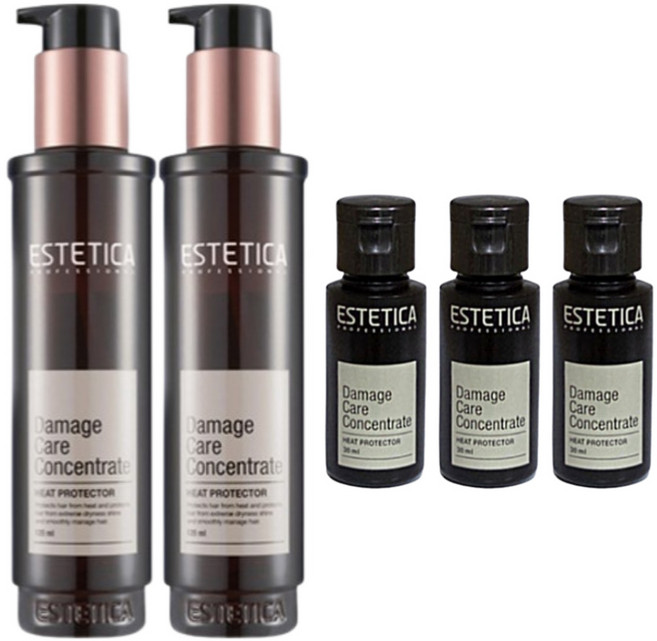 1+1 에스테티카 데미지 케어 컨센트레이트 헤어 에센스 오일 120 x2 + 30 x3, 120ml, 2개