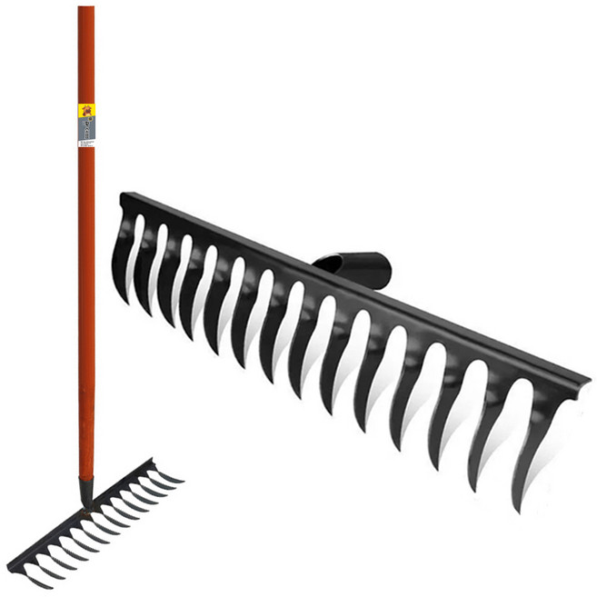 괭이 호미 레기 갈퀴 괴물레기(대)51cm+대왕자루 잡초제거 곡괭이 쟁기 쇠스랑 텃밭작업, 1개