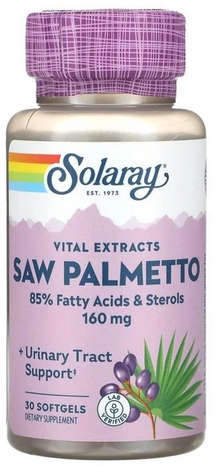 솔라레이 바이탈 추출물 쏘팔메토 160mg 소프트젤, 1개, 30정 - 쿠팡