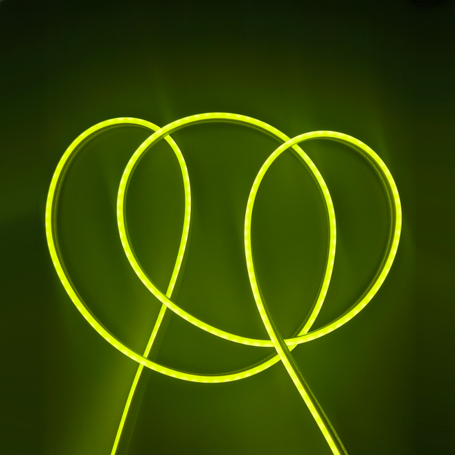 원그리드 USB 네온플렉스 LED 스트립 5m 잘라쓰는 줄조명 네온사인, 1개, 레몬옐로우