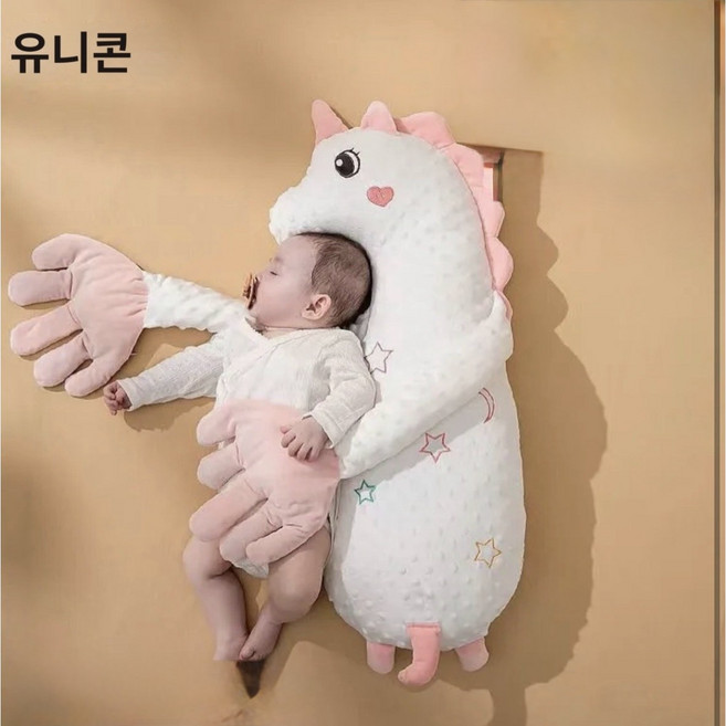 [또또상회] 자동 토닥이 수면 인형 / 아기 재우는 인형 백색소음 애착인형, 1개, 유니콘