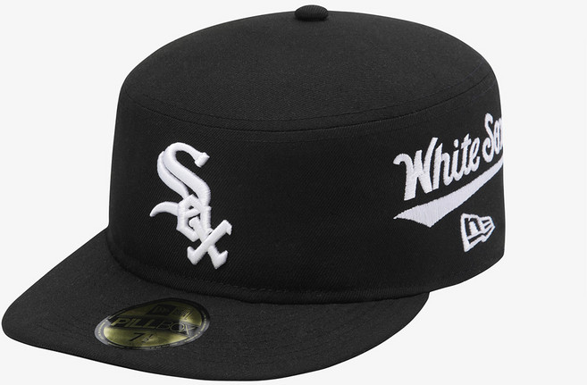 뉴에라 MLB 시카고 화이트삭스 필박스 피티드캡 블랙 15131629