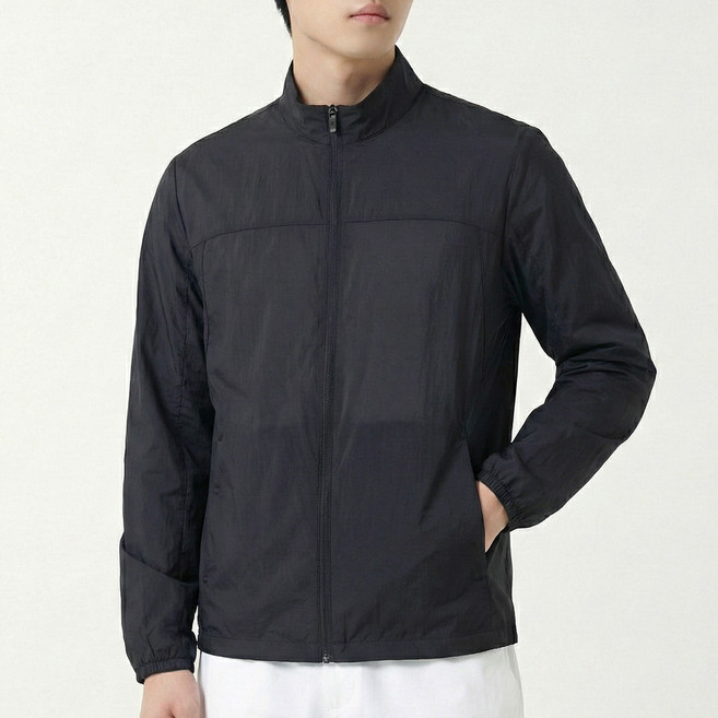 <김영주스포츠> 남성 집업 바람막이 점퍼_초경량 나일론 프리플로우