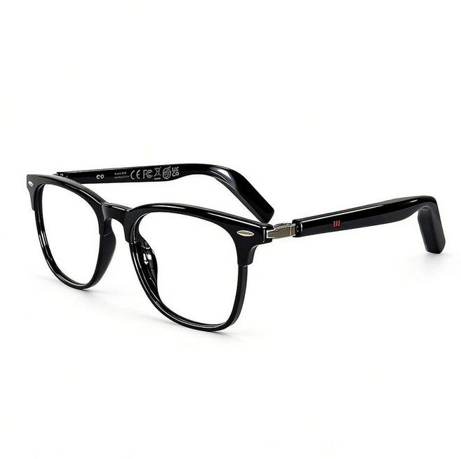 Fecoul AI 스마트 블루투스 안경 164개 언어 번역기 스피커 포토크로믹 렌즈 포함 오픈 이어 오디오 남성/여성용 운전/여행/직장용 (Traslation Glass, Traslation Glasses- MK03-BLACK