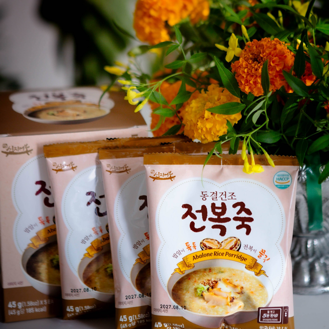 친절한이서방 간편식 동결건조 전복죽 밀키트, 10개, 45g