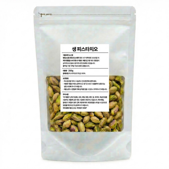 크리미넛 탈각 피스타치오, 1개, 200g